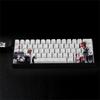 Professional PBT Keycaps MXes 60/68Keys Dyes Sublimated Plums Flower Pattern Ergonomic OEM Profile Computer Access