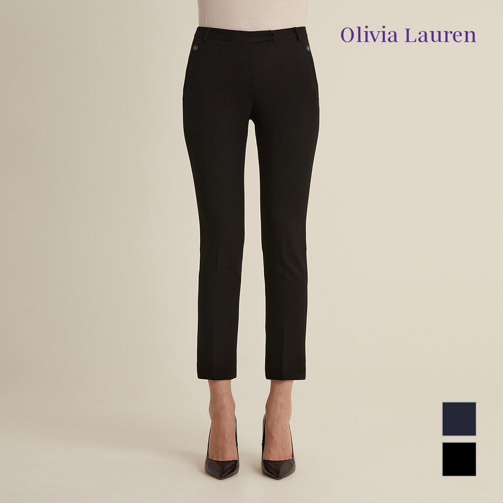 OLIVIALAUREN Slim Straight Fit Pants_Vocdlxs1321