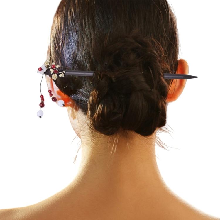 Elegant Dangling Hair Pin Hair Styling Accessory Classical Charm Wood Hair Stick For Fashionable and Traditional Costume