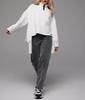 Autumn 2025 Women's European & American Solid Color Zipper Loose Sweatshirt
