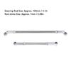 RC Steering Servo Linkage Kit 104mm Pull Rod Links and 7mm Joints for VP F10 1 10 Scale Car Model Silver