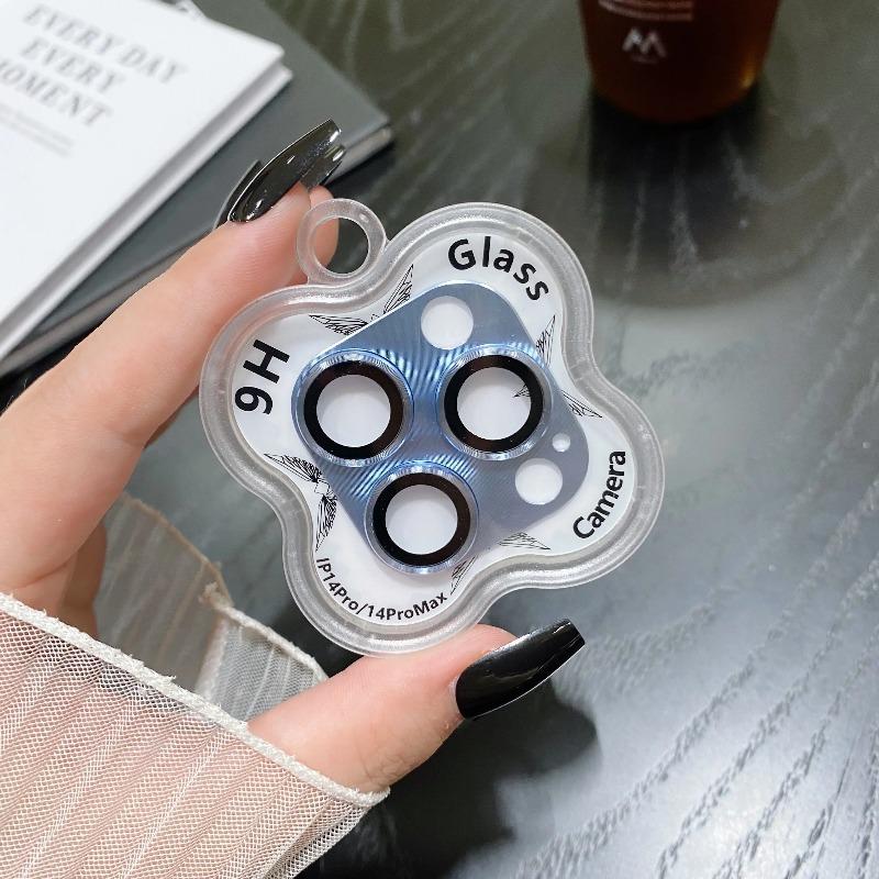 

1Set Dopamine HD Metal Camera Protector Film For IPhone 17 16 15 14Plus 13 Pro Max Tempered Glass Lens Cover Phone Accessories For 16pro 16promax синій