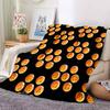 1pz Coperta in Flanella con Motivo Logo Dragon Ball Z Adatta a Tutte le Stagioni Per Arredamento Casa Calore e Comfort Regali Regalo Festivo