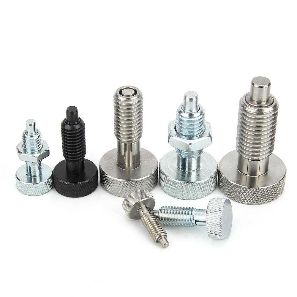 M6/M8/M10/M12/M16 Stal nierdzewna 304 Pokrętła radełkowane Tłoczki Tłoczki sprężynowe Śruby samohamowne Z śrubami i nakrętkami