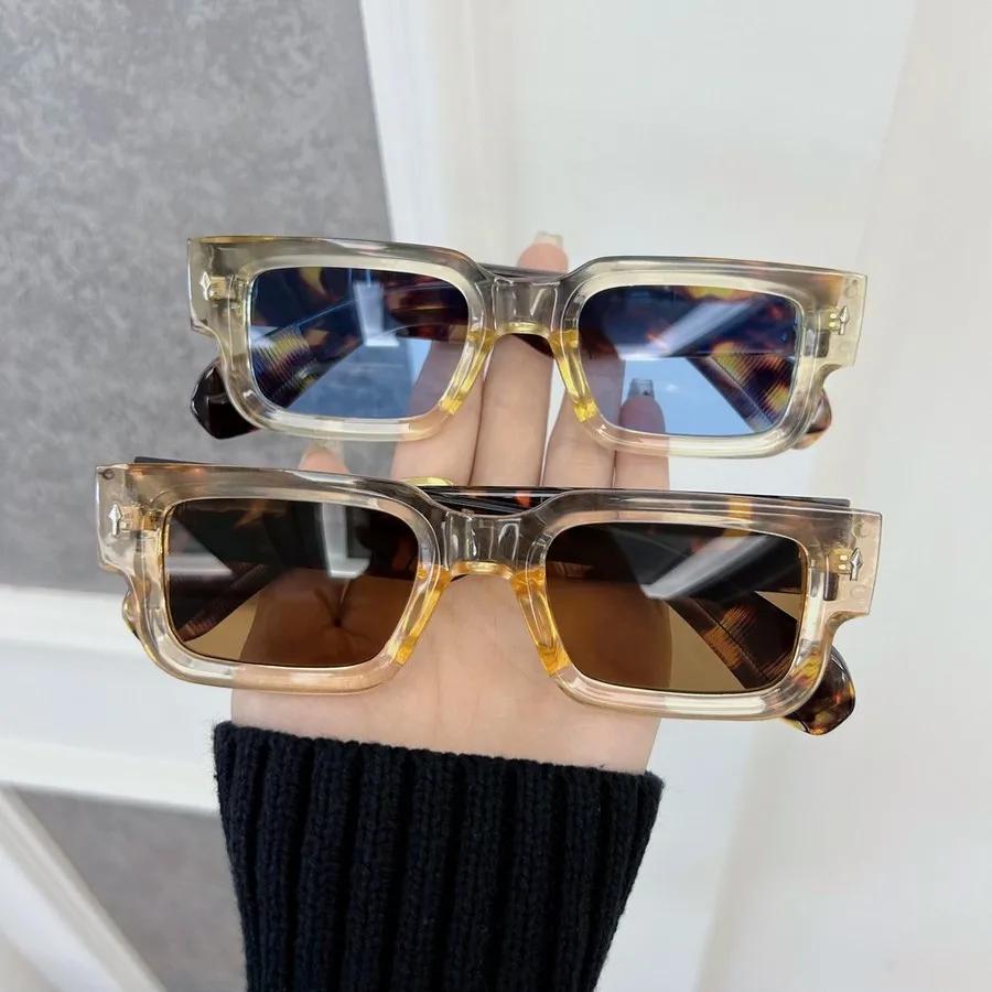 Fashion Square Sunglasses Women Men Brand Designer Trendy Sun Glasses Female Outdoor Beautiful Travel