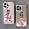 Pretty Girl Clear Phone Case For iPhone 11 12 13 Pro Max 15 14 Pro Max Plus X XS XR 7 8 Plus SE 2020 Transparent Back Cover Capa