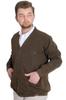 Men's Plus Size Plus Size Cardigan Mode Xl Plus Size Men's Cardigan Buttoned Double Face Khaki