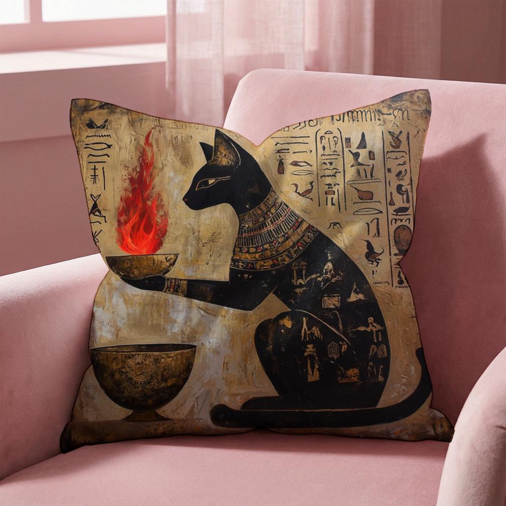 Antike Ägyptische Kissenhülle Mehrzweck-Kissenbezug für Zuhause & Auto - Wendbar, Weich & Langlebig für den täglichen Gebrauch