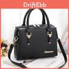 Style Pu Handbag With Embroidered Flowers For Daily Fashion And Casual Outings