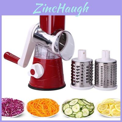 Versatile Kitchen Vegetable Cutter With Hand Crank For Efficient Slicing And Shredding