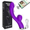 2in1 Women App Tongue Licking Vibrator Clitoral Massage G-Spot Orgasm Powerful Vibrating Dildo Stimulator Female Adult Sex Toys