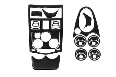 Panel Overlays (option 2) Black Color for Lada Largus