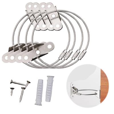 RICISUNG Furniture Brackets of Easy and Anchored for Earthquake Resistance and Fall Inconspicuous and Suitable for and Also Suitable for Sofas and