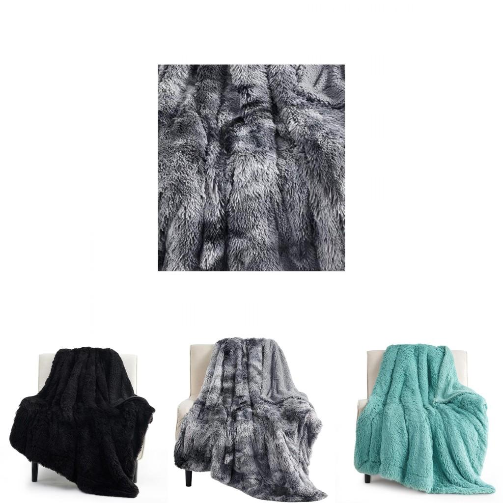 Cozy And Comfortable Double-sided Faux Fur Blanket For All Seasons In Various Sizes