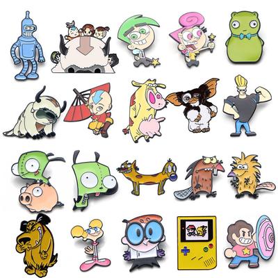 Cartoons Anime Manga Badges Brooches for Women Cute Things Metal Lapel Pins Enamel Pin Backpack Fashion Jewelry