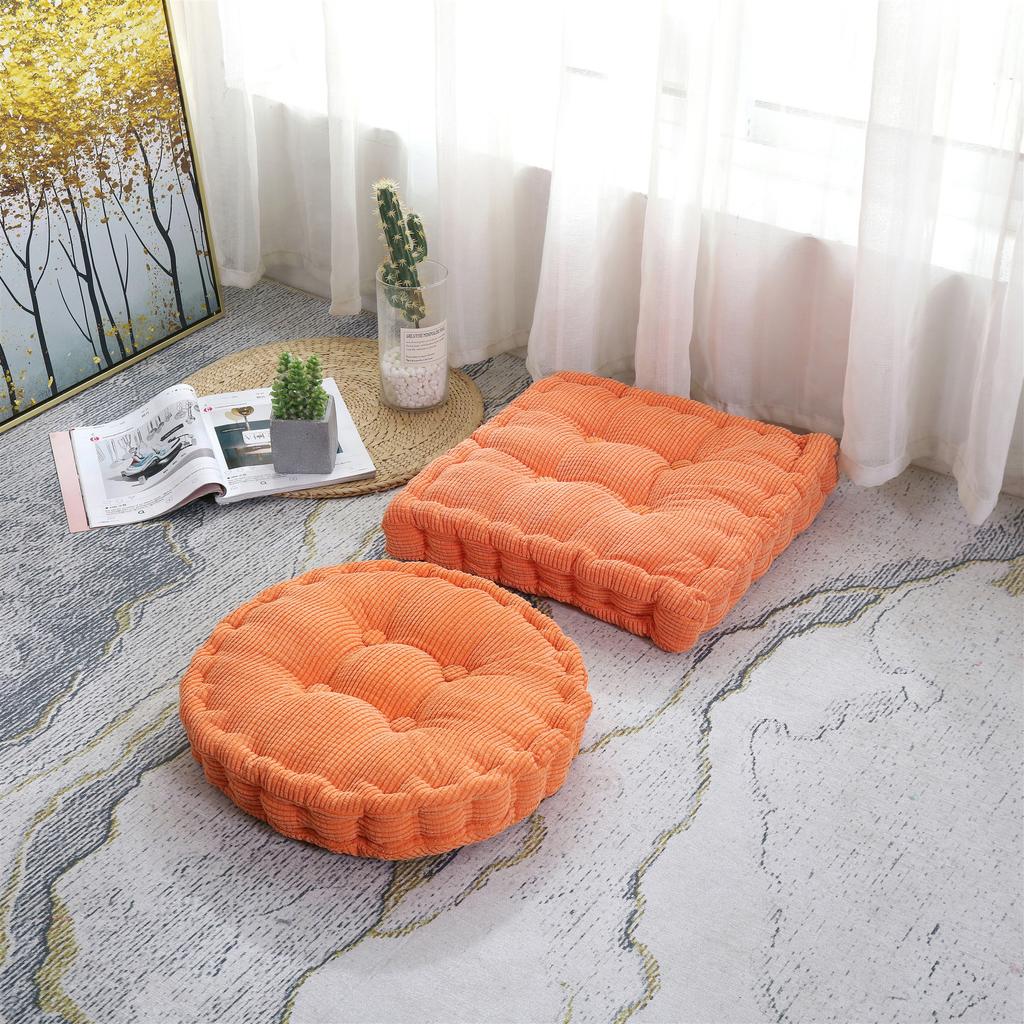 Premium Thicken Square Round Corncob Tatami Seat Office Chair Cushion Sofa for Home Floor Decor Textile Knee Pillow Office Indoor Mat