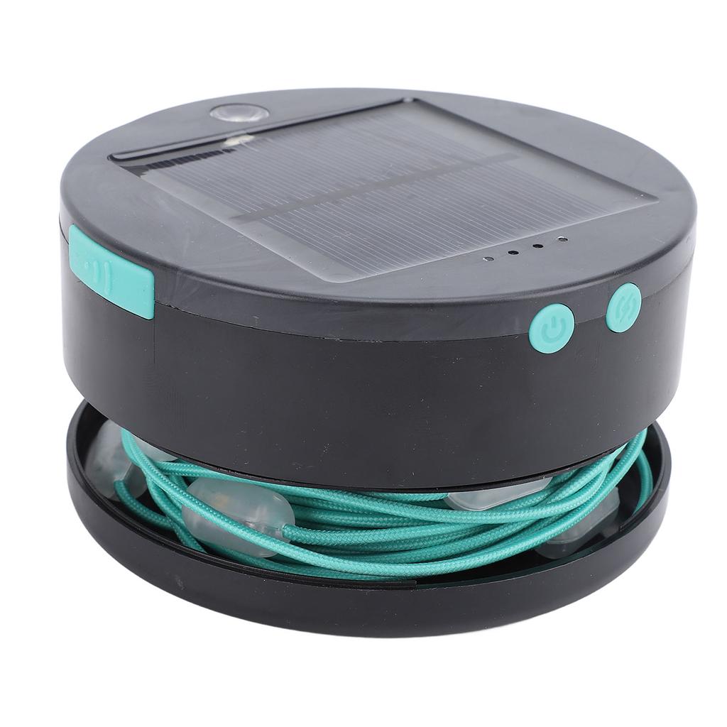 Solar Lichterkette Solarbetrieben USB Wiederaufladbar Camping LED Lampe Wasserabweisend für Innen
