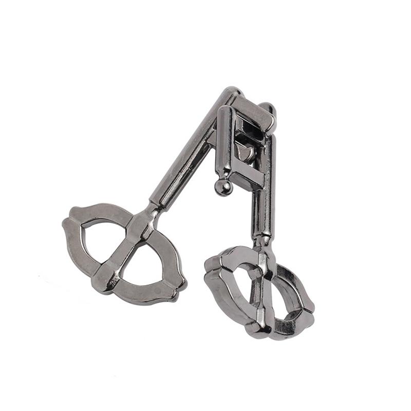 Difficult Disentanglement Brain Teaser Metal Puzzles For Adults and Kids Smart Logic IQ Test Mind Challenge Educational Toys