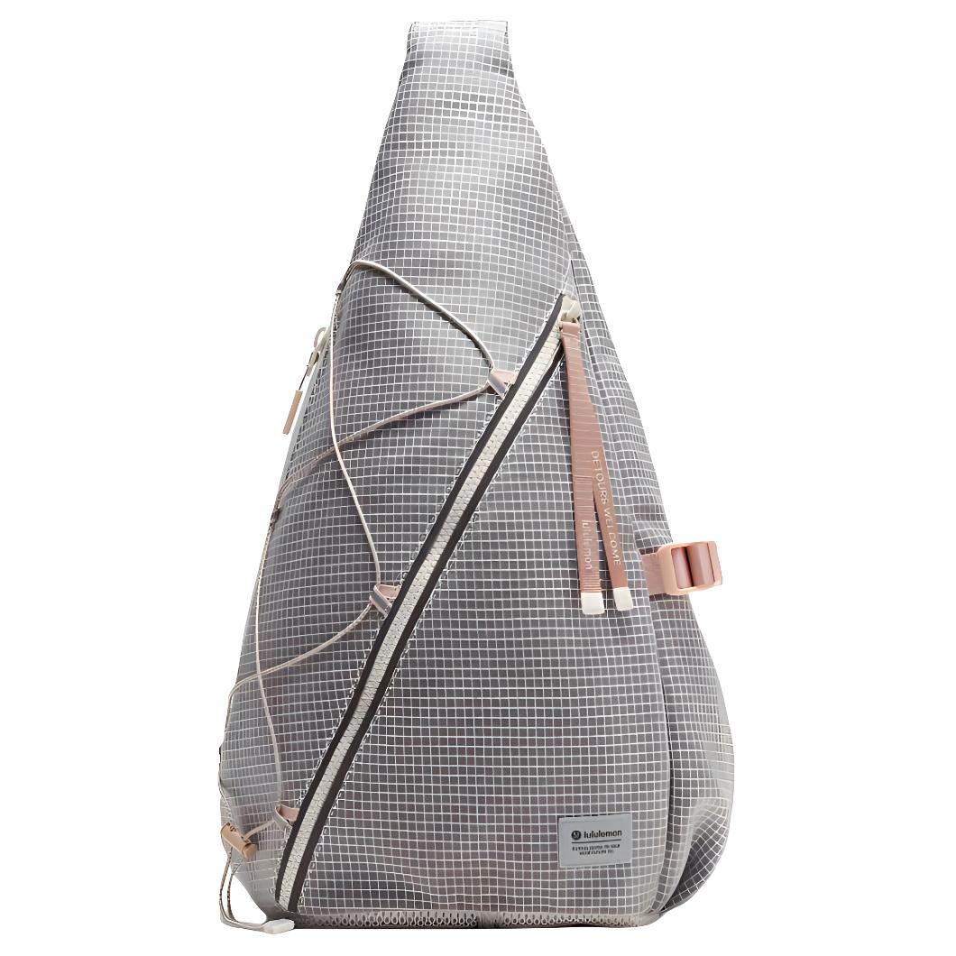 

Lululemon Fast Track 6.5L Elastic Rope Adjustable Outerwear Nylon Chest Bag Unisex Chest Bag Light-Ivory Shell-Pink LU9CJYS-071535 Light Ivory White & Shell Mist Pink