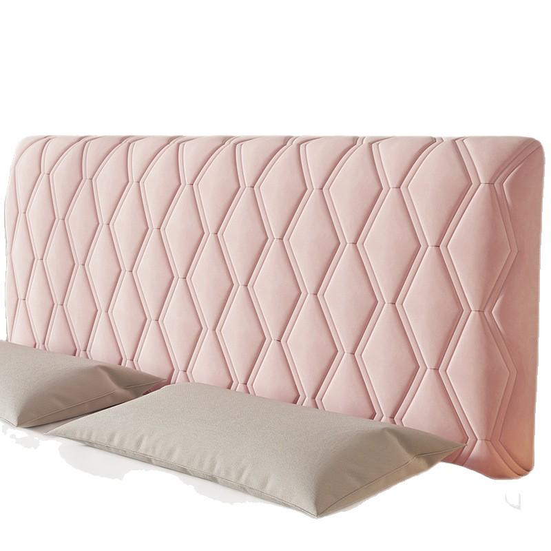 Lux Quilted Bed Headboard Cover: Thick, Soft Padding for Wood Backrest – Universal, All-Season Dust Cover.