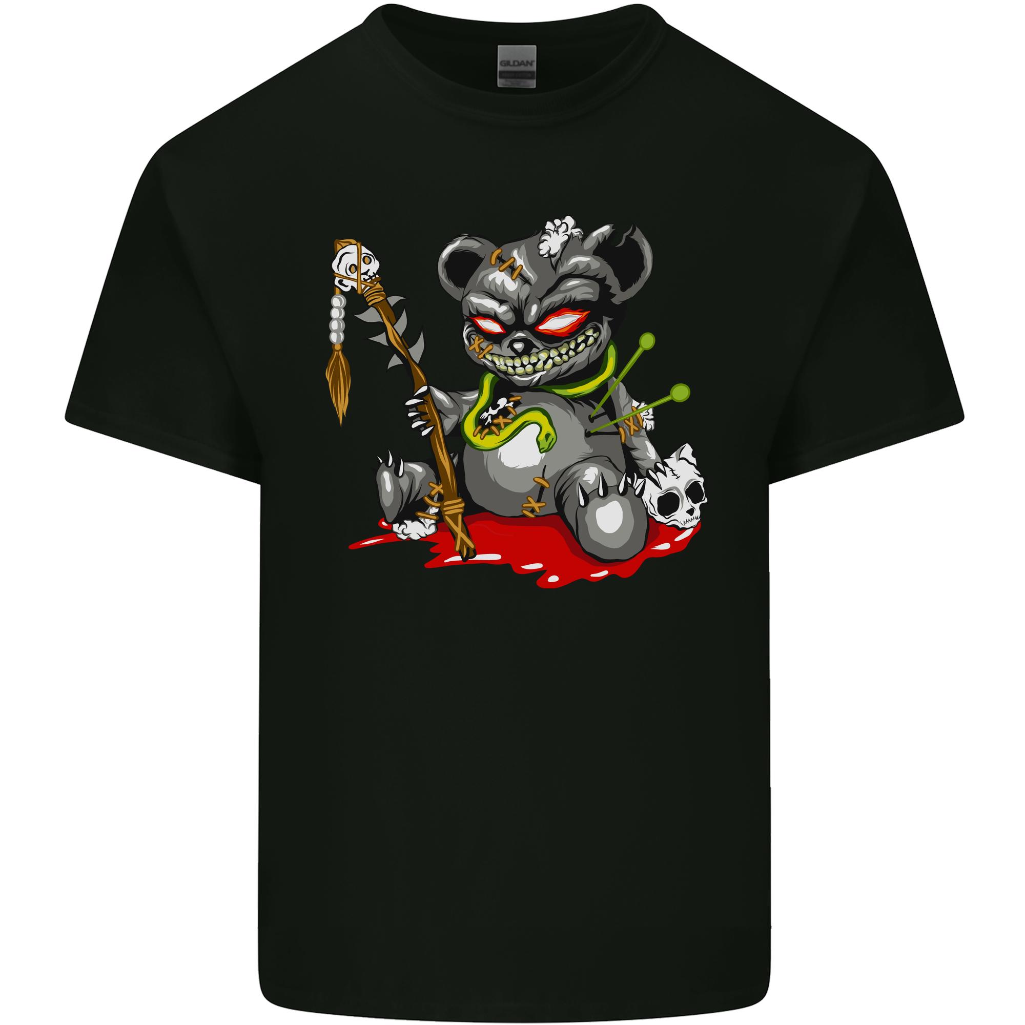 Voodoo Doll Skull Koala Bear Spirits Halloween Unisexs Light Cotton TShirt S