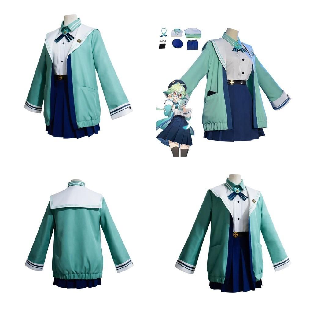 Genshin Impact Sucrose Uniformsuit Perfect For Cosplay And Halloween