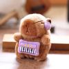 Cute Capybara Plush Toy Pendant With Pp Cotton Filling For Bag Decor And Gifts