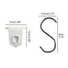 10pcs Outdoor RV Awning Hangers RV Awning Hooks S Shaped Hook Kit Camping Motorhome Tent Rail Hooks Campervan