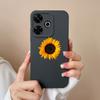 Case For Poco M6 Pro Sunflower Camera Protection Phone Cases For Xiaomi Poco M 6 M6Pro 4G 5G Soft Liquid Silicone Back Cover