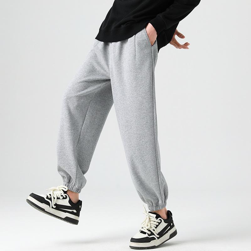 Uncle Radish Casual Sweatpants Women's Autumn and Winter Sickle Pants High Waist Loose Couple Large Size Women's Wide Leg Pants