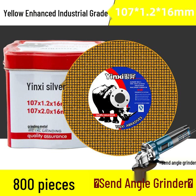 Stainless Steel Angle Grinder Cutting Disc - Resin Metal Grinding Wheel for Rail and Iron Cutting