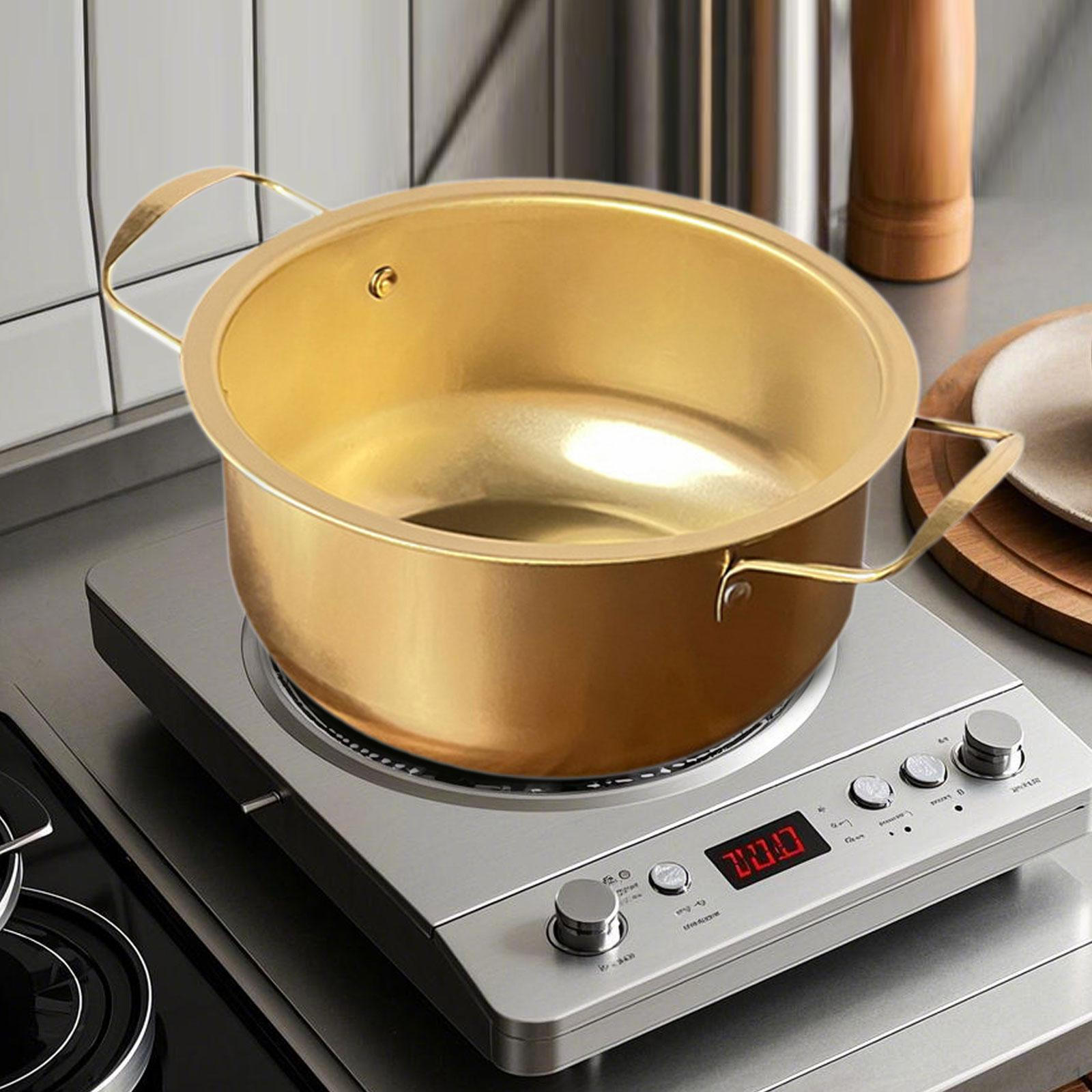 

Кастрюля для рамена с двумя ручками, предназначена для приготовления пасты и молочных супов 16cm