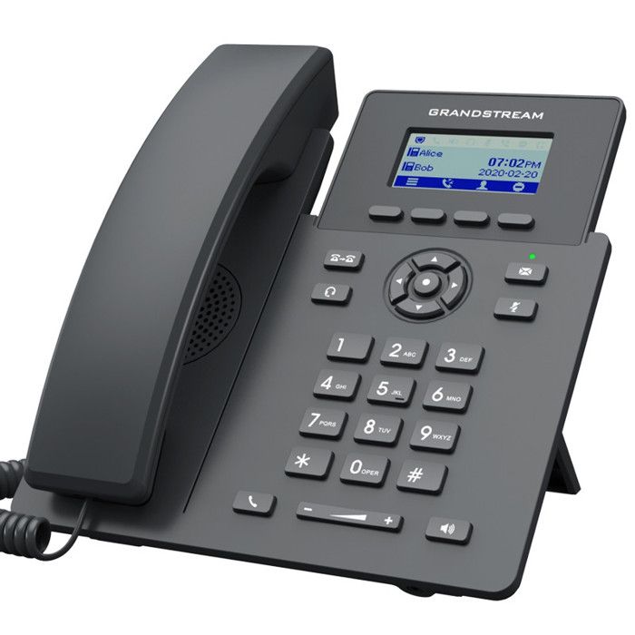 IP-Telefon - Grandstream - GRP2601 - 2 SIP-Konten - 2,41" LCD-Bildschirm - EHS-kompatibel