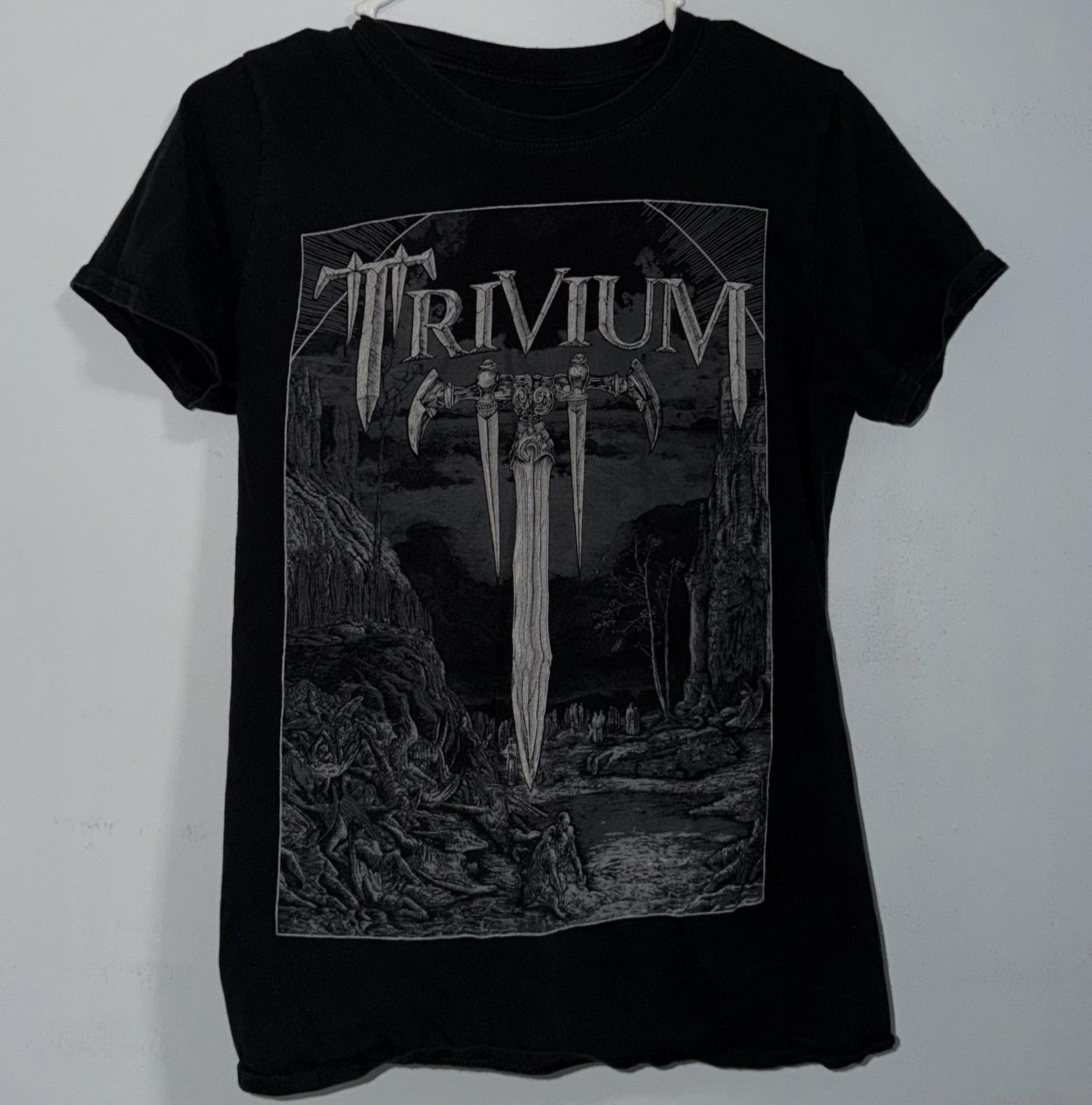 Trivium Black Graphic Tee Unisex T-Shirt M