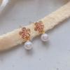 Silver Needle Dongdaemun Fresh Colorful Earrings - Simple, Versatile, Luxury Studs with a High-End Sense