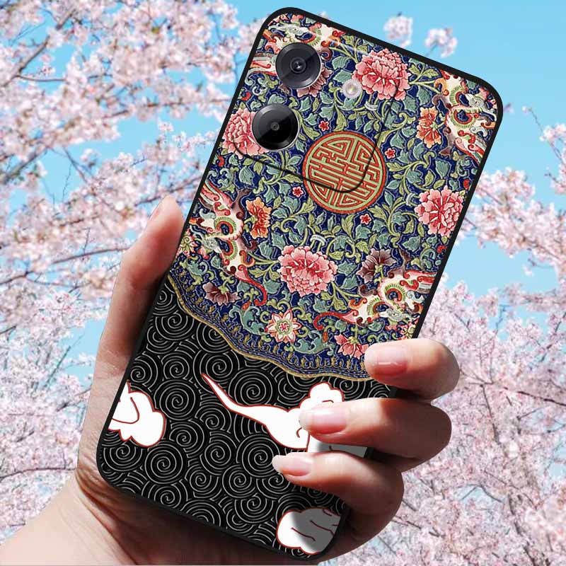 For Xiaomi Poco M7 Pro 5G Case 3D Relief Flower Emboss Soft Silicone various Flower For Poco M7 Pro 5G 3D CuteCartoon Cover Case