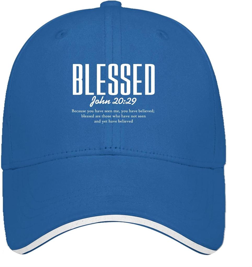 Blessed John 2029 Baseball Cap Polyester Adjustable Casual Summer Sun Hat Unisex