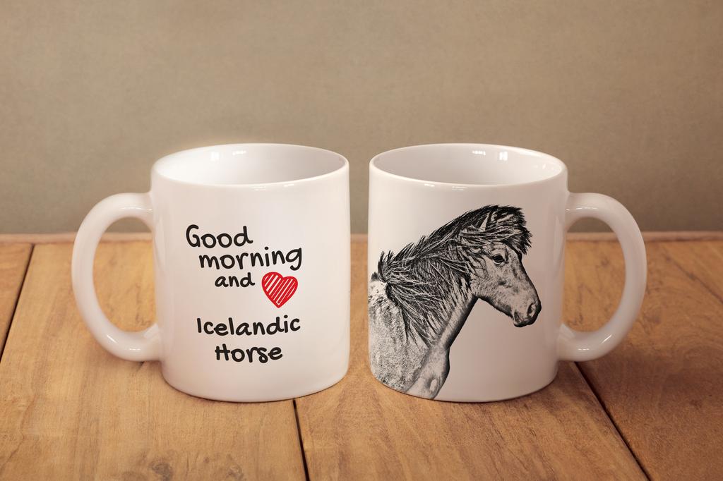 Isländisches Pferd - Tasse mit einem Pferd, personalisierte Tasse mit Aufdruck, ein klassisches Geschenk für jeden von der Marke Art-Dog