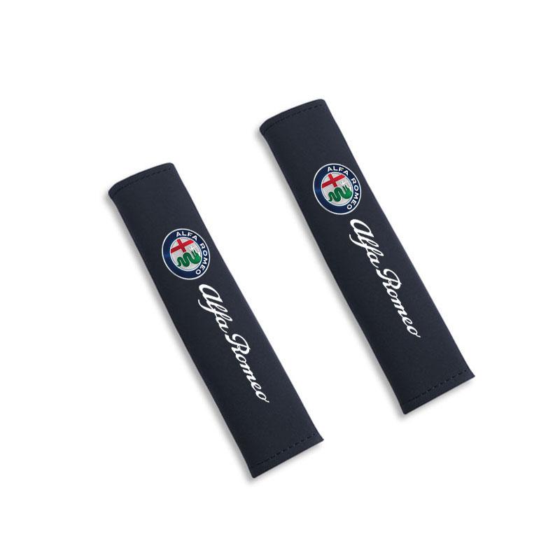 

For Alfa Romeo Car Seat Belt Shoulder Pad Comfort Safety Belt Protective Cover For Alfa Romeo giulietta 159 mito giulia stelvio