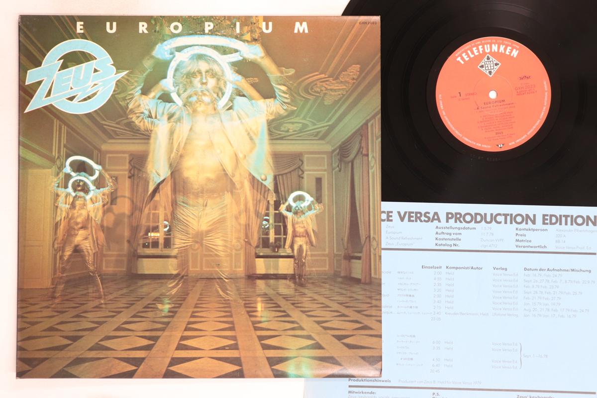 

LP Record ZEUS B HELD - Europium GXH2023 TELEFUNKEN 1980 Japan Rock Used