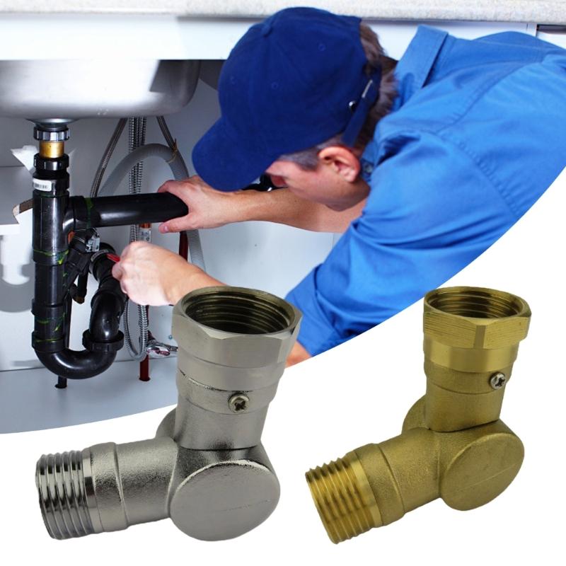 Hose Swivel Elbow Connector 180 360 Degree Rotating Brass Connector Garden Hose Coupling Quick Connect Fitting