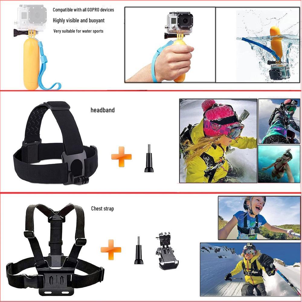 65-in-1 GoPro & DJI Osmo Action Sportkamera Zubehör-Kit