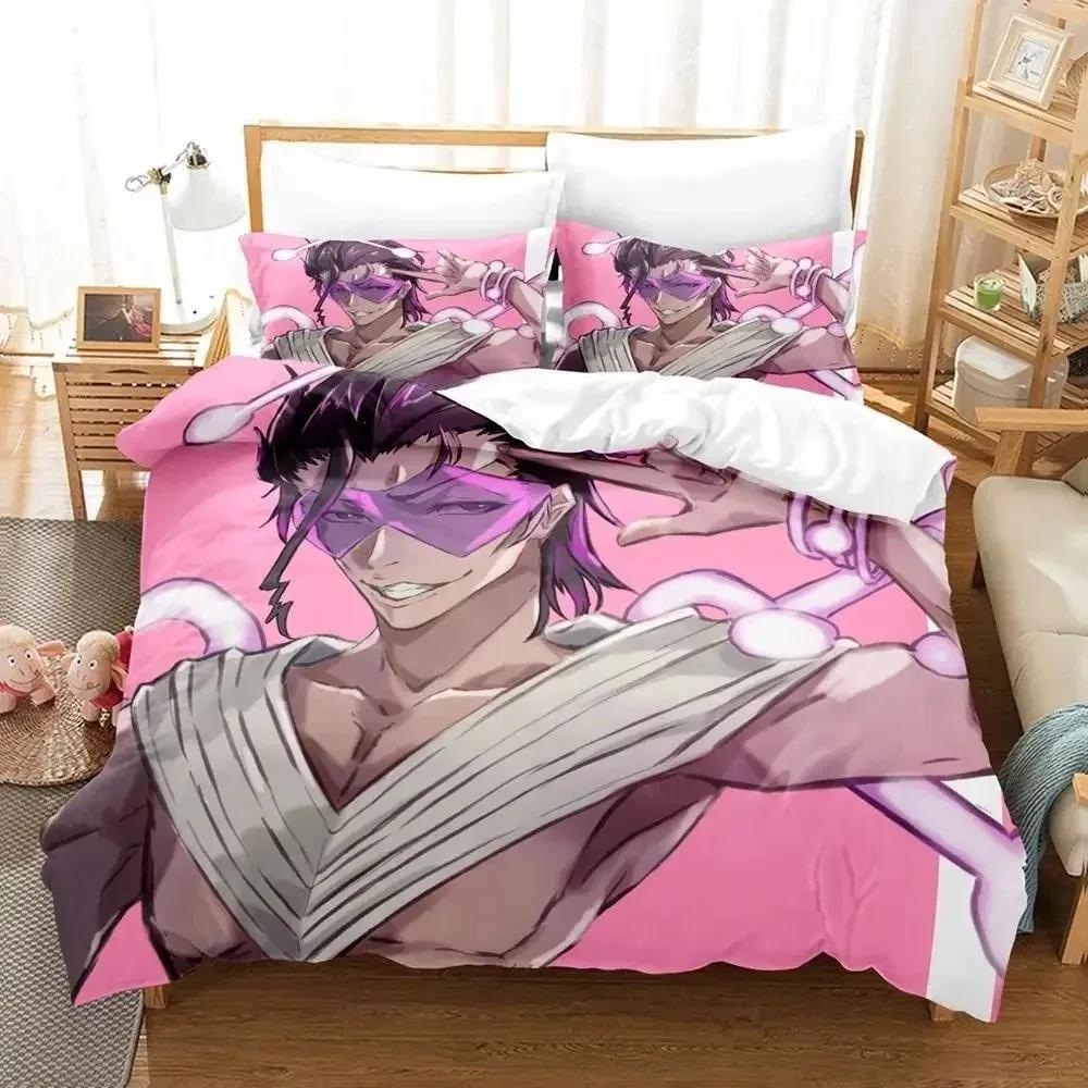 2024 Bleach Comfortable Duvet Quilt Cover Pillowcase Bedding Set Children Bedroom Decoration Home Textile