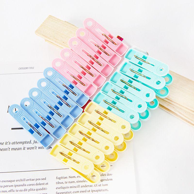 Windproof Clothes Drying Clips: Plastic Pegs for Household Clothes Racks