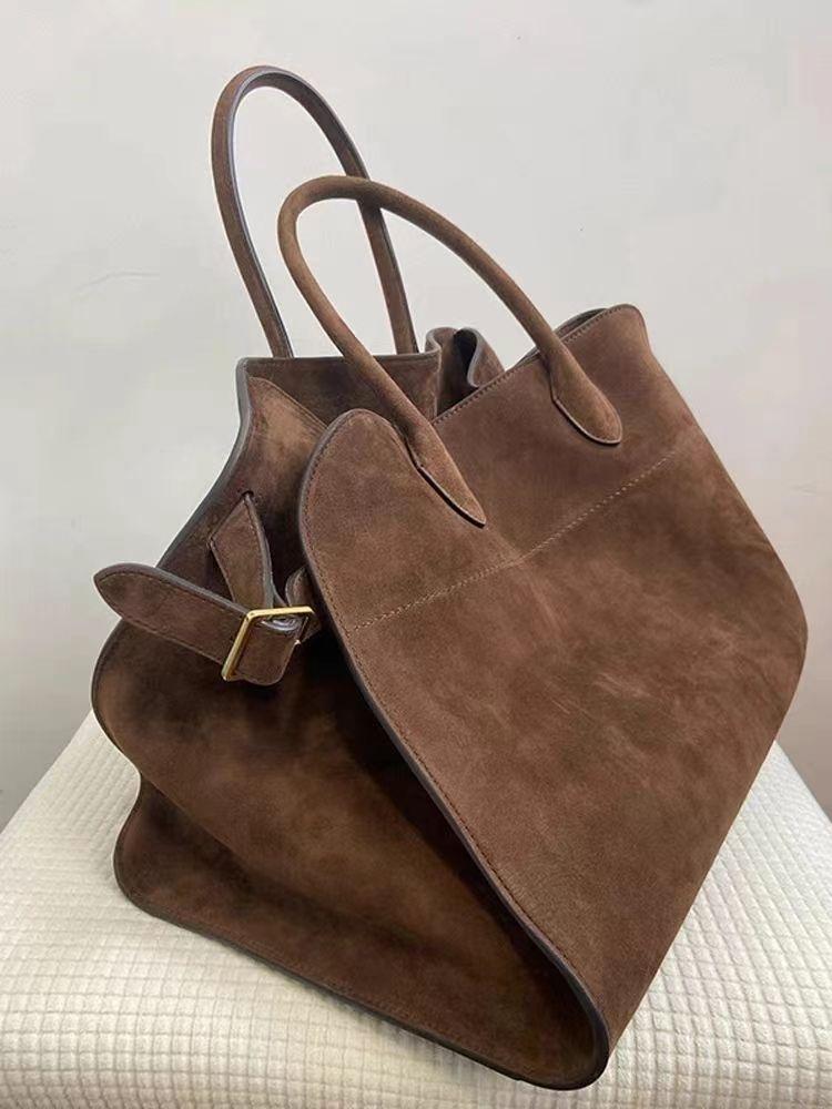 

Ladies Top-handle Bag High-end Feel Niche Design Large Capacity Vintage Commute Handbag For Autumn/winter Seas