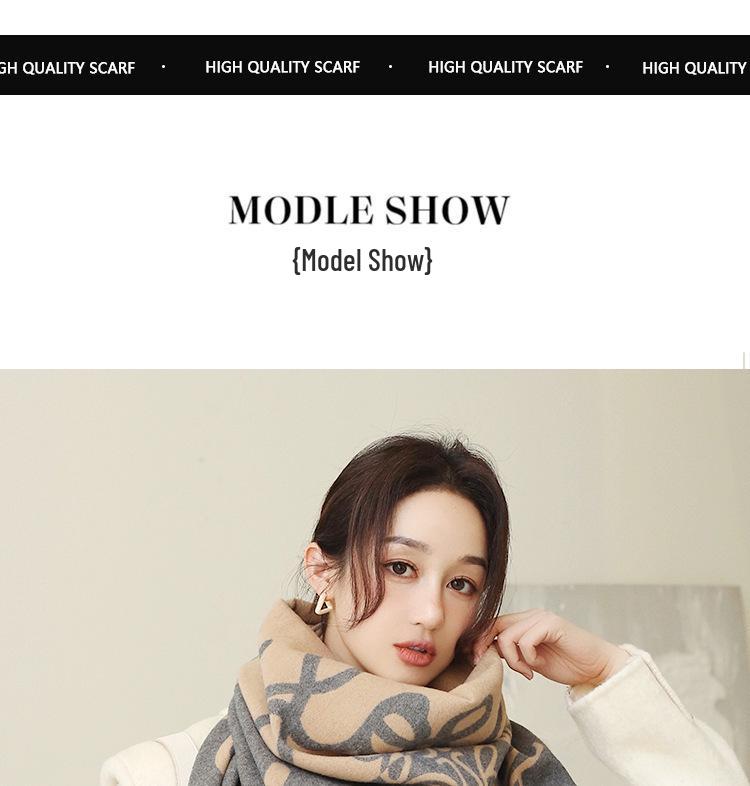 Luos Vielseitiger High-End Damen-Winterschal mit Geschenkbox - Langer, Warmer und Verdickter Schal.