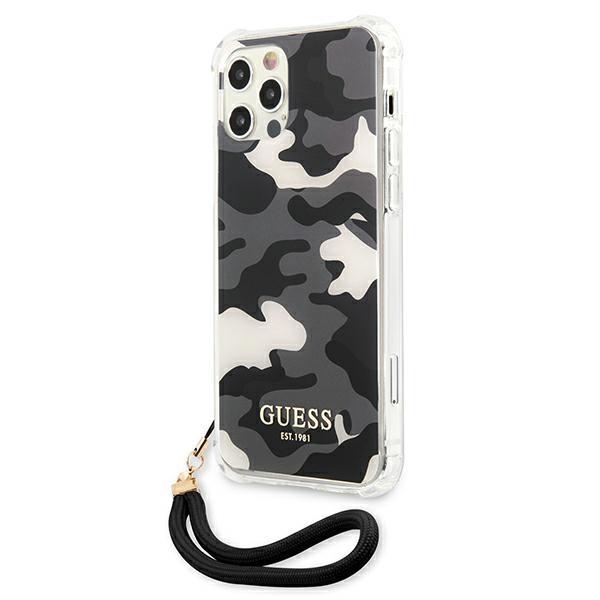 Guess Guhcp12Lksarbk Iphone 12 Pro Max 6,7 Czarny/Black Hardcase Camo Collection