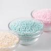 Thousand Color Glass Seed Beads 2/3mm - Solid Enamelled Round Beads for DIY Crafts, Handmade Uniform Cream String Beads.