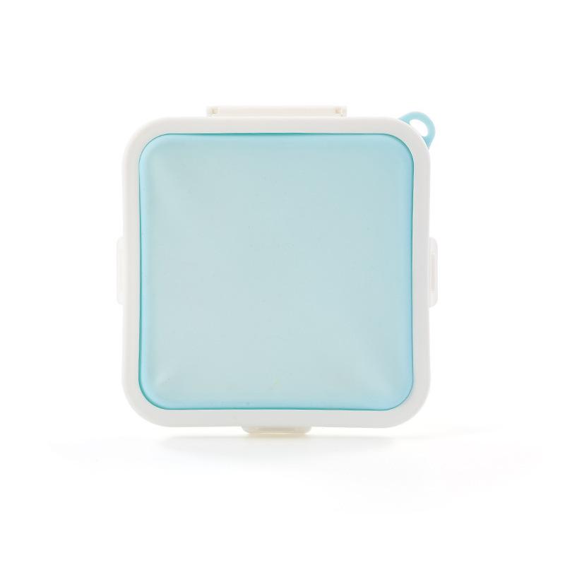 Portable Sandwich Bread Container Toast Bento Box Food Storage Case Reusable Microwavable Lunch Boxes Student Dinnerware