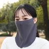 1Pcs Ice Silk Mask Cycling Sunshade Uv Protection Face And Neck Protection Sunscreen Mask For Men And Women